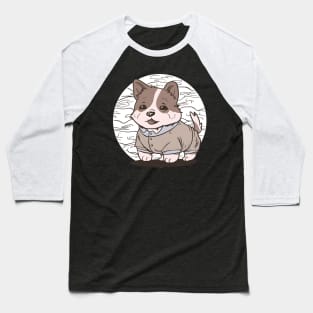 Friendly Kawaii Dog Baseball T-Shirt